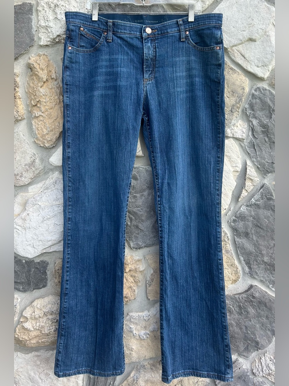 Wrangler Q Baby Jeans Size 15/16x34 Inseam Bootcut Medium Wash Western Cowgirl